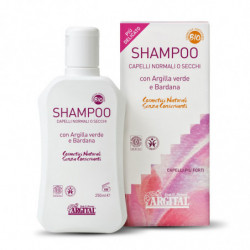 Shampoo Naturale e Biologico per Capelli Normali e Secchi con Argilla Verde e Bardana – ARGITAL