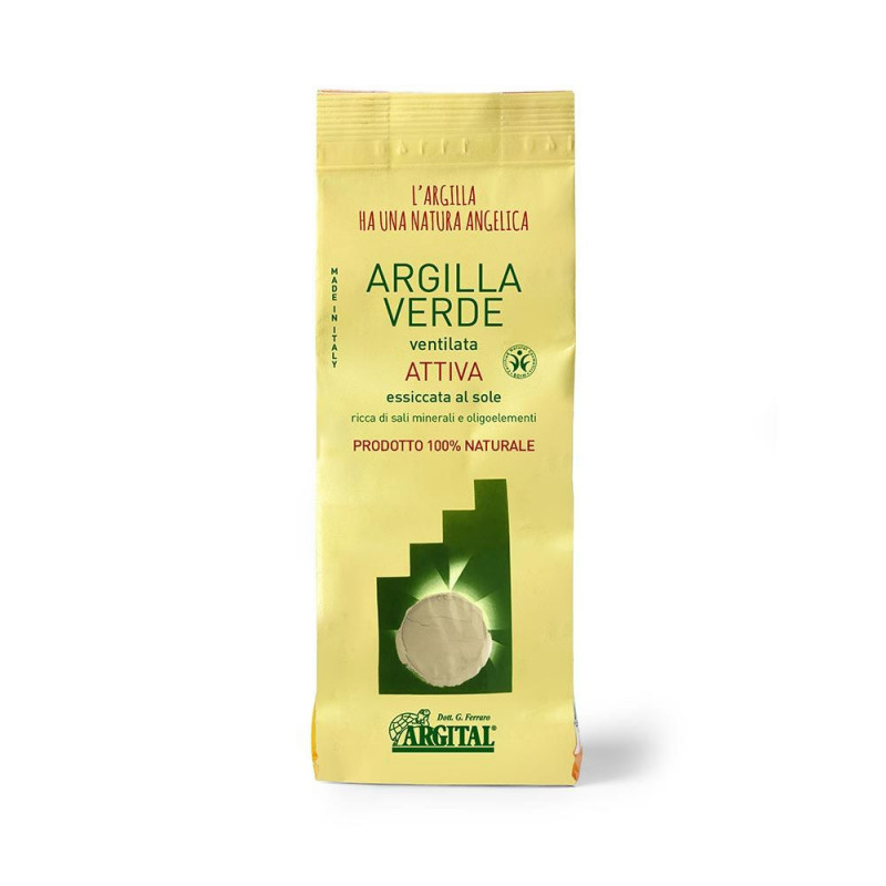 Argilla Verde Biologica Capelli, Viso, Corpo – ARGITAL – Naturalmind