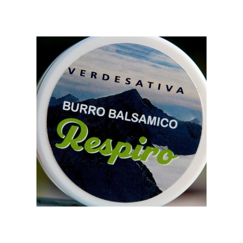Burro Balsamico Respiro Naturale Biologico espettorante 25gr Canfora Mentolo Eucalipto Verdesativa – NATURALMIND-