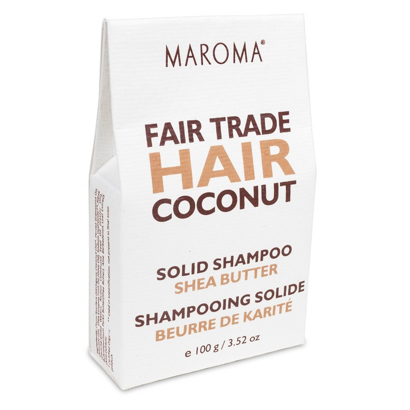 Shampoo solido per tutti i tipi di capelli con Cocco e Burro di Karitè Maroma – NATURALMIND –