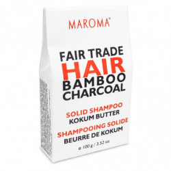 Shampoo solido per capelli secchi e rovinati con carbone di Bambù Maroma – NATURALMIND –