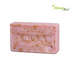 Sapone di Marsiglia Bio con petali di rose esfoliante corpo Le Chatelard 1802 – NATURALMIND –