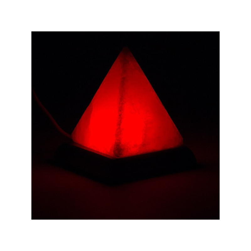 Mini lampada sale piramide Bianca (USB+LED)